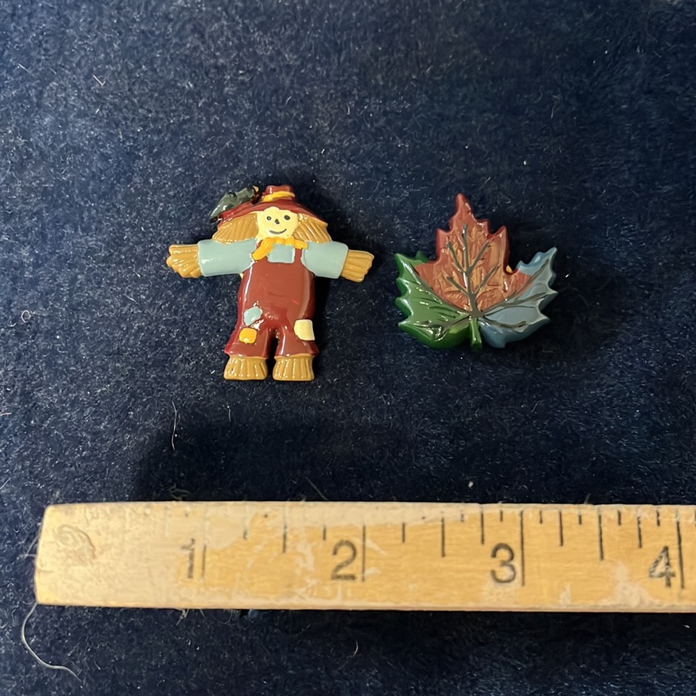 2 Pc Fall Autumn Button Covers - Picture 2 of 3